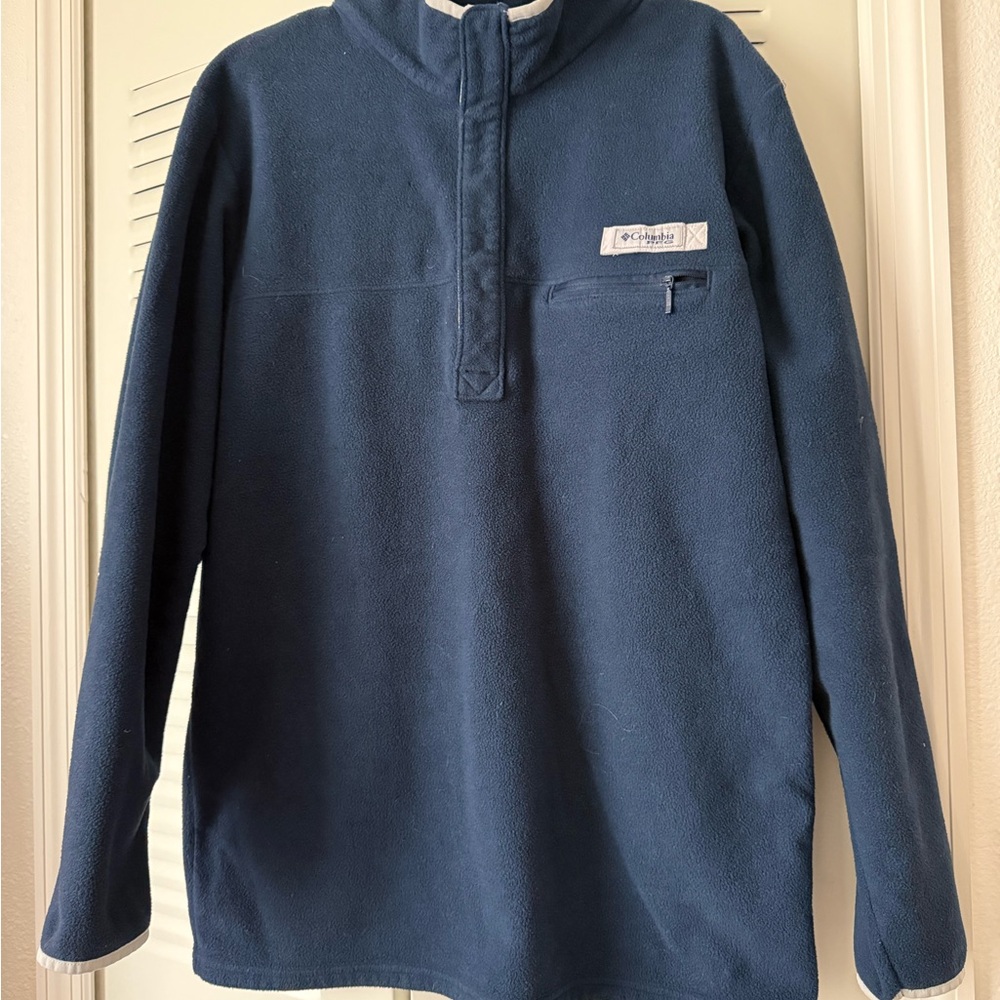 Columbia Blue Pullover Fleece